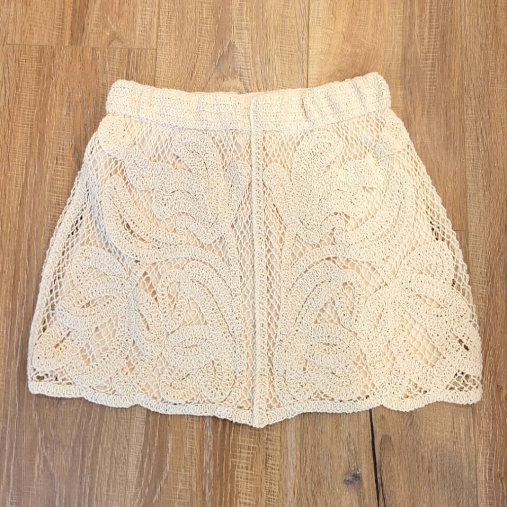 NWT Ultra Pink Crotchet Mini Skirt Size S - Picture 2 of 5